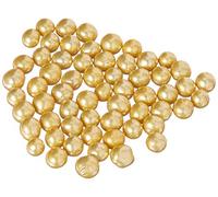 Bakers EZ way Dragees Gold. Cake Cupcake Cookie Sprinkles 5mm 2 oz by Bakers EZ way