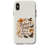Baker's Soul Life Is Delicious Kid Pâtisserie assortie pour Halloween Coque pour iPhone X/XS