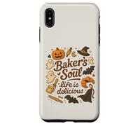 Baker's Soul Life Is Delicious Kid Pâtisserie assortie pour Halloween Coque pour iPhone XS Max