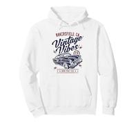 Bakersfield CA Vintage Vibes Voiture Classique Motif Vieilli Sweat à Capuche
