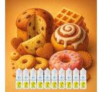 Bakery Bliss Edition - Sasami Signature Collection - Set de 10 x 10ml d’arômes concentrés - Vegan