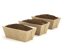 Bakery Direct Lot de 25 moules à gâteau jetables en papier kraft Blanc 0,5 kg