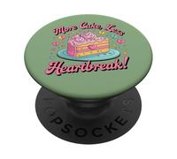 Bakery More Cake Less Heartbreak Dessert Sweet PopSockets PopGrip Adhésif