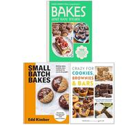Bakes and Wee Treats, Crazy For Cookies, Brownies & Bars, Small Batch Bakes 3 Books Collection Set