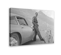 BAKHFTR Impression sur toile James Bond des années 70, affiche de film classique, décoration murale pour salon, chambre à coucher, 60 x 90 cm