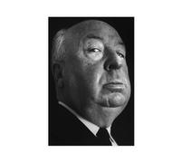 BAKHFTR Impression sur toile vintage d'Alfred Hitchcock - Décoration murale pour salon, chambre à coucher - 60 x 90 cm