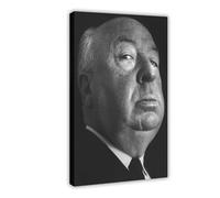 BAKHFTR Poster photo vintage Alfred Hitchcock sur toile pour décoration de chambre à coucher, bureau, chambre, cadeau 50 x 75 cm