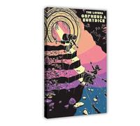 BAKHFTR Poster sur toile Orpheus And Eurydice, The Lovers - Décoration de chambre à coucher, bureau, chambre, cadeau (60 x 90 cm)