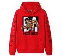 Baki The Grappler Hoodie Anime Baki Son of Ogre Cosplay Costume Pull À Manches Longues Sweat Veste Manteau pour Unisexe