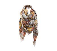 Bakicey Femme châle écharpe Fille étole Foulard Pashmina Echarpe a Carreaux Laine Mode Etole Plaid Foulard Oversize Shawl Cardigan Cachemire Chaud Automne Hiver Manteau Tricot Ponchos et Capes