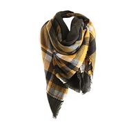 Bakicey Femme châle écharpe Fille étole Foulard, Pashmina Echarpe a Carreaux Laine Mode Etole Plaid Foulard Oversize Shawl Cardigan Cachemire Chaud Automne Hiver Manteau Tricot Ponchos Capes(07)