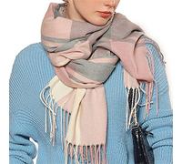 Bakicey Femme écharpe étole Fille châle Foulard, Pashmina Echarpe a Carreaux Laine Mode Etole Plaid Foulards Oversize Shawl Cardigan Cachemire Chaud Automne Hiver Manteau Tricot Ponchos et Capes (I)