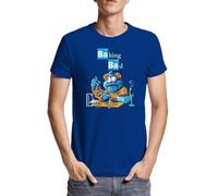 Baking Bad 661 T-shirt à manches courtes pour homme, Bleu roi, M