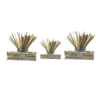 Baking Beauty and Beyond Cotton Candy Lot de 250 brochettes carrées en bois de bouleau de qualité alimentaire pour la fabrication de fil dentaire ou les travaux manuels, 275 mm