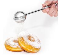 Baking Flour Sifter Small Handhold Sifter Flour Dispenser Stainless Steel Powdered Sugar Dispenser Shaker Tea Filter Sieve for Kitchen Baking Barbecue