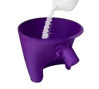 Baking Funnel - Easy Pour Mixer Accessory, Kitchen Flour Funnel Stand, Multi Purpose Tool for Bread Pastries, Dry Egg Liquid Sugar Milk Details for Baking Home Kitchen