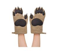 Baking Gloves,The Eye-Catcher In Every Kitchen,Oven Gloves(1Pair, Brown)