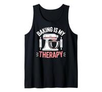Baking is My Therapy Pastry Funny Muffin Baker Débardeur