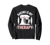 Baking is My Therapy Pastry Funny Muffin Baker Sweatshirt