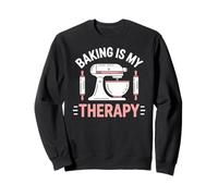 Baking is My Therapy Pastry Funny Muffin Baker Sweatshirt