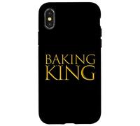 Baking King Expert Pastry Cookie Chef Cake Baker Decorator Coque pour iPhone X/XS