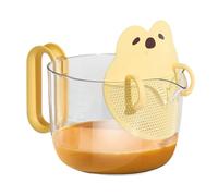 Baking Measuring Cups, Egg Filter, Liquid Measuring Cup, 8.07x6.69x5.71 Inches Precise Markings, Easy Grip Handle, Transparent Design, for Kitchen, Cooking, Home, Restaurant, Apartment