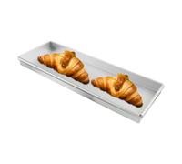 Baking Pan, Rectangle Kitchen Cake Plate Server,1.2mm Aluminum Alloy Anodized Non-Stick Bakeware for Home, Cafe, Hotel, Restaurant, Perfect for Baking, and Entertaining Gatherings, 35x12cm, 40x12cm