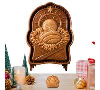 Baking Pie Molds - Reusable, Christmas Nativity, Non Stick Cutter, Pastry | Nativity Pie Mold - Festive Baking Cutter for Christmas Treats | Food Grade Material, Reusable Design, Nonstick , Past