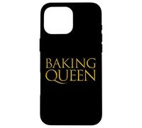 Baking Queen Cake & Cookies Pâtisserie Chef Pâtissier Chocolat Cake Baker Coque pour iPhone 16 Pro Max