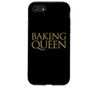 Baking Queen Cake & Cookies Pâtisserie Chef Pâtissier Chocolat Cake Baker Coque pour iPhone SE (2020) / 7/8
