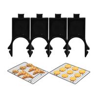Baking Sheet Stacker - Angle compact 5.8x3.5x1cm, PC Space Saver, séparateur à plateau de 4 pièces avec poignée non slip | Organisateur de boulangeries de cuisine pour le repas dans la poêle
