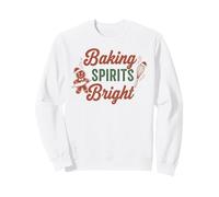 Baking Spirits Bright Christmas Gingerbread Man Kitchen Sweatshirt