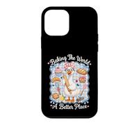 Baking The World A Better Place Cute Goose Pun Bake Design Coque pour iPhone 12 Mini