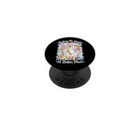 Baking The World A Better Place Cute Goose Pun Bake Design PopSockets PopGrip Adhésif