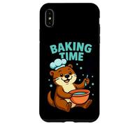Baking Time Fouet de Chef Loutre Mignon Dessin animé Coque pour iPhone XS Max