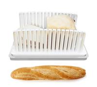Baking Toast, Splicer Board, 13.19x8.46x5.71in Adjustable Cutter, Thickness Control, Compact Design for Homemade Bread, Slicing, Cheese Prep, Ham Cutting, Sandwich Making, Kitchen Use