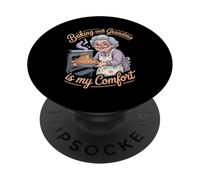 Baking with Grandma is My Comfort Cuisine Saine - PopSockets PopGrip Adhésif