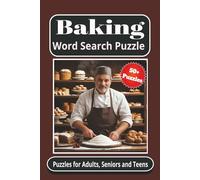 Baking Word Search Puzzle: Word Search Puzzle with easy to read print about Baking, Desserts and Sweets, Pastry, and more | 6x9 inches, 110 pages | ... great for Vacations, Holidays and Relaxation