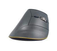 Bakker Elkhuizen Souris ergonomique verticale FastForward pour droitier - Rechargeable par USB-C - 3 Connexions USB + sans fil dongle 2,4 GHz et Bluetooth
