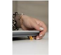Bakker Elkhuizen UltraBoard 950 V2 - Clavier - compact - USB-C - QWERTY - US - gris clair, gris foncé - papier/carton 100 % recyclable/biodégradable G