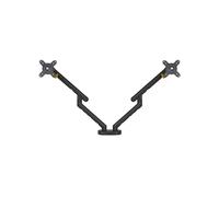BakkerElkhuizen BE Flexible Dual BNEBFDB Support double écran 17-35" VESA 75/100mm, montage bureau pince, inclinaison ±180°, rotation 360°, charge max 2x10kg