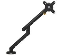 Bakker Elkhuizen Flexible Single - Kit de montage - bras réglable avec ressort mécanique - pour moniteur - aluminium, acier, plastique ABS, caoutchouc thermoplastique (TPR), polyamide (PA6) - noir - T