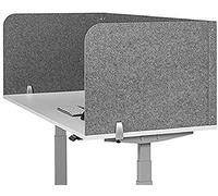 BakkerElkhuizen BNESSULGY160D80 Mur de protection Forme en U se sentait 160x60x80cm gris clair