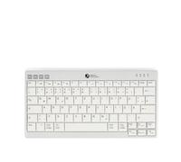 Bakker Elkhuizen UltraBoard 950 V2 Compact - Clavier - compact - sans fil - USB-C, USB, 2.4 GHz - QWERTZ - Allemand - gris clair, gris foncé - papier/carton 100 % recyclable/biodégradable G