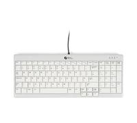 Bakker Elkhuizen UltraBoard 960 V2 - Clavier - compact - USB-C, USB - QWERTY - US - gris foncé, gris clair - carton G