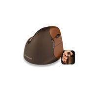 BakkerElkhuizen Evoluent4 Mouse Small Wireless Right (BNEEVR4SW) Laser 2600 DPI, 6 Boutons Programmables, 2.4 GHz, Portée 6m, Windows/macOS/Linux