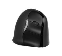 Bakker Elkhuizen Evoluent Vertical Mouse 4 - Souris verticale - ergonomique - pour droitiers - 6 boutons - sans fil - Bluetooth - noir