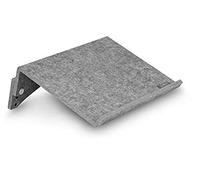 BakkerElkhuizen FlexDoc Circular Document Holder_lgrey Porte, Feutre, Gris, 385 x 260 x 80