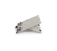 BakkerElkhuizen FlexTop 270 - Support Laptop Aluminium Gris 10-16" (25.4-40.6cm), 6 Positions, Charge Max 3kg, Pliable, 280x220x4mm, 255g