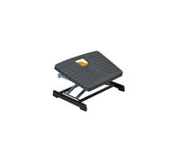 BakkerElkhuizen Pro 952 Repose-Pieds Ergonomique Noir/Gris/Orange, Angle 0-90°, Réglable 8-30cm, Plateforme 44x32cm, Charge Max 120kg